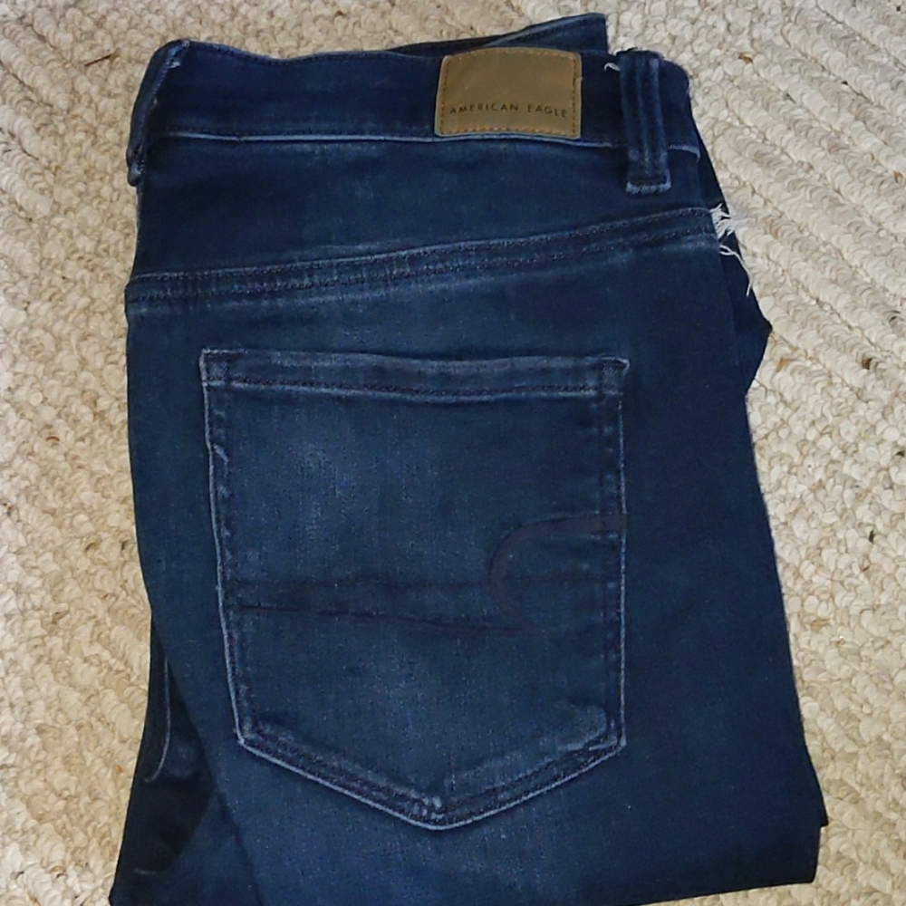 american eagle fake rip jeans